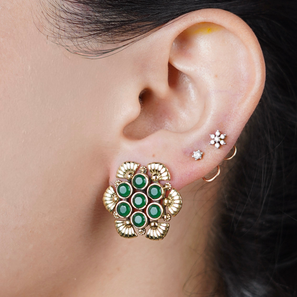 Brass Fashion Earrings