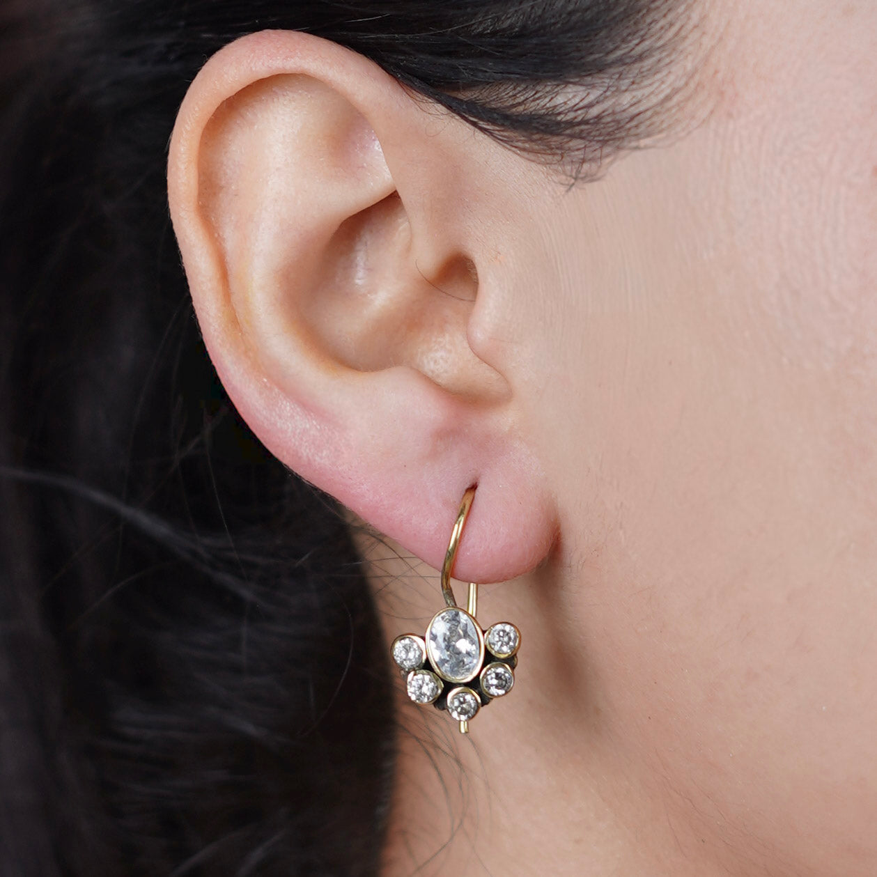 Brass Fashion Earrings