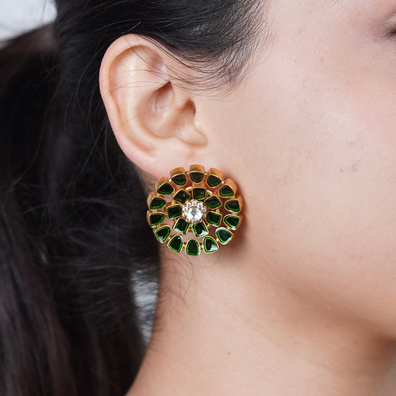Brass Fashion Earrings