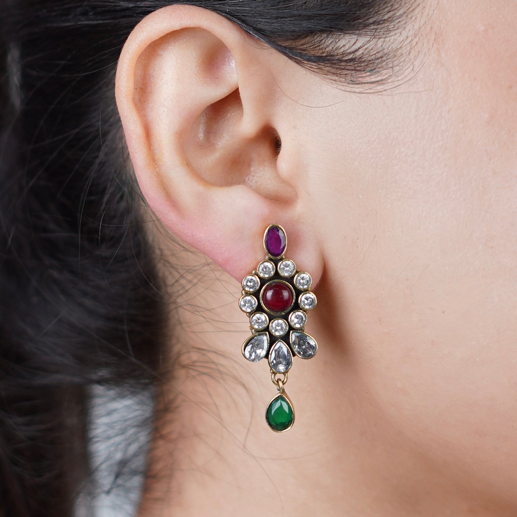 Brass Fashion Earrings