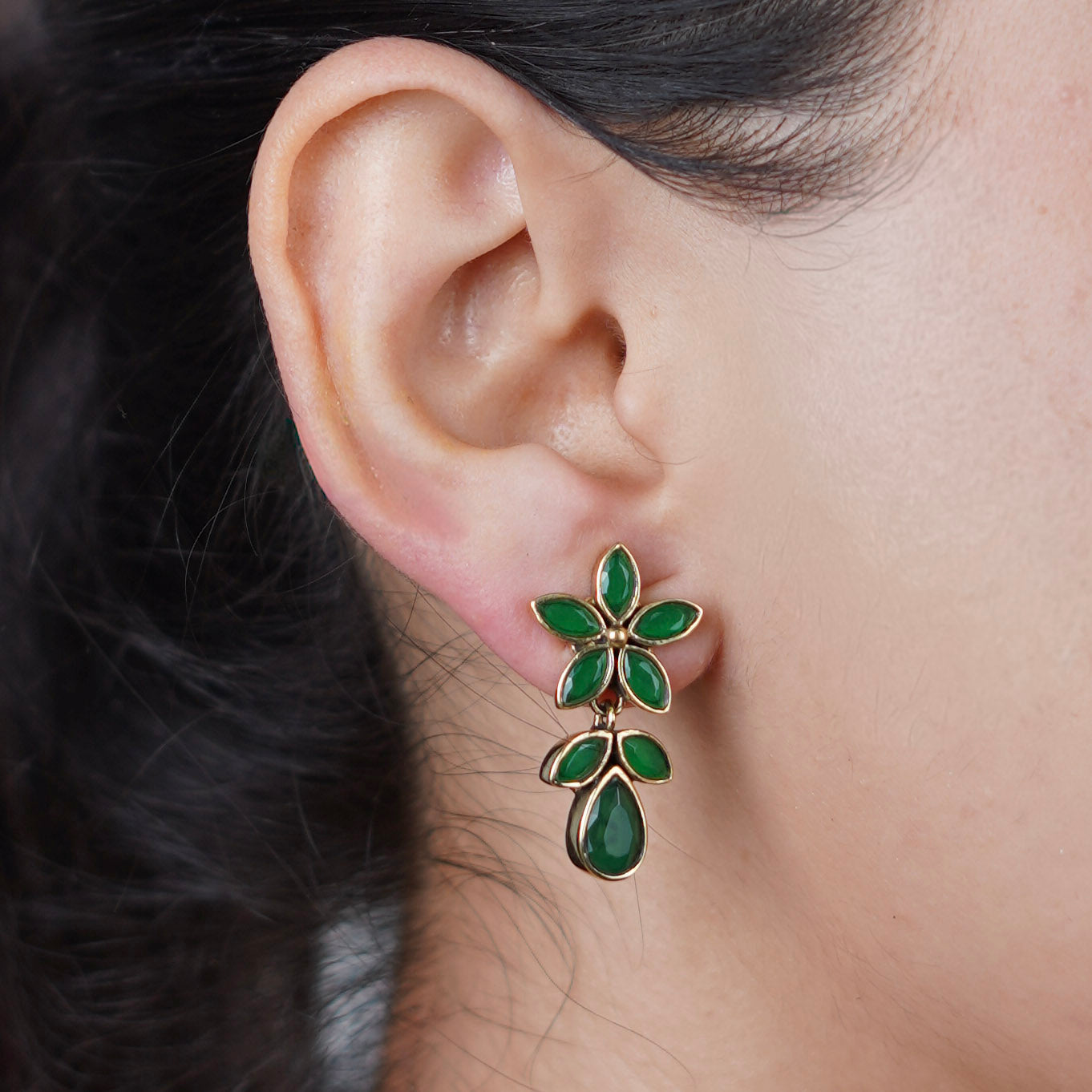 Brass Fashion Earrings