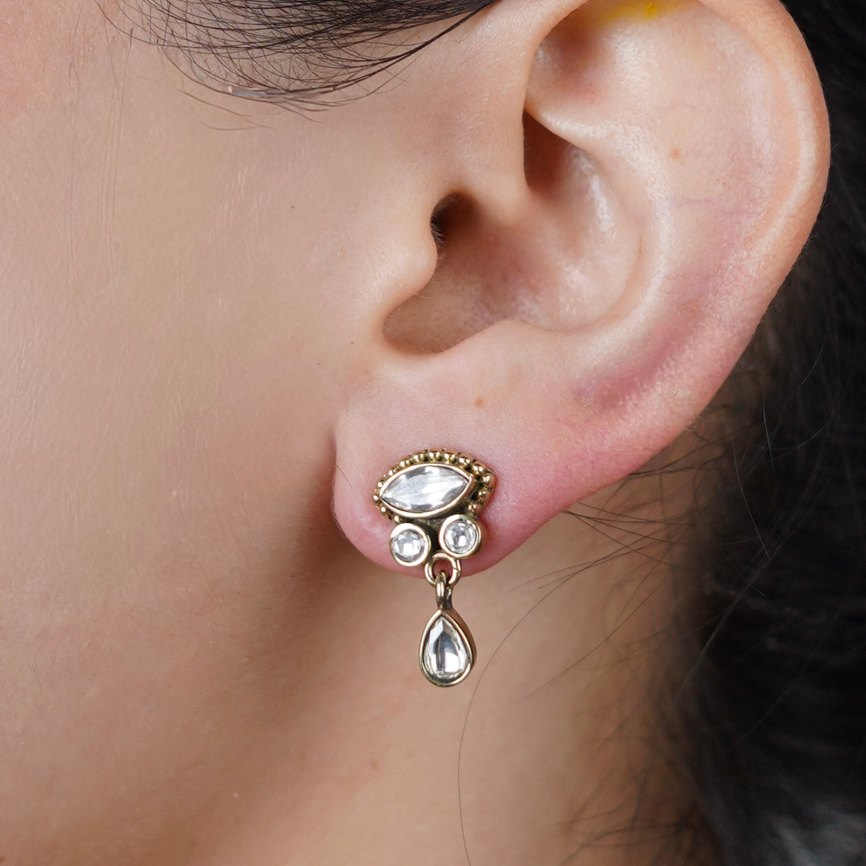 Brass Fashion Earrings