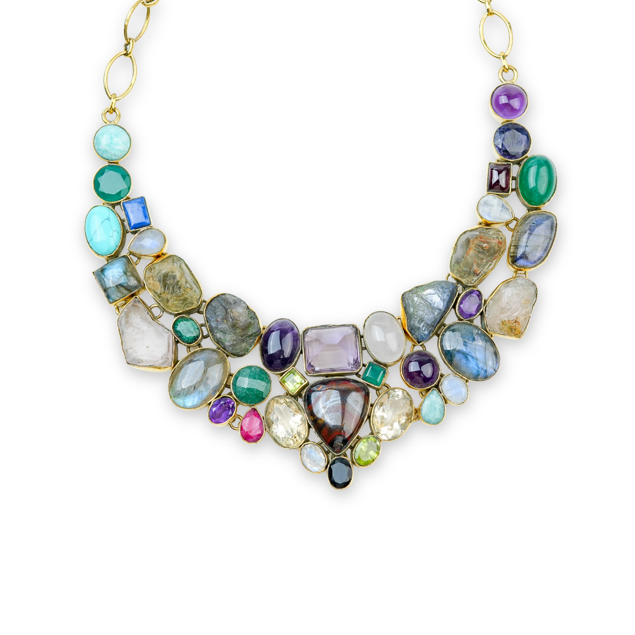 Brass Fashion Necklace