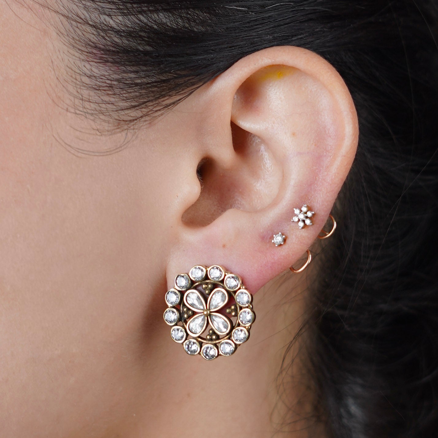 Brass Fashion Earrings