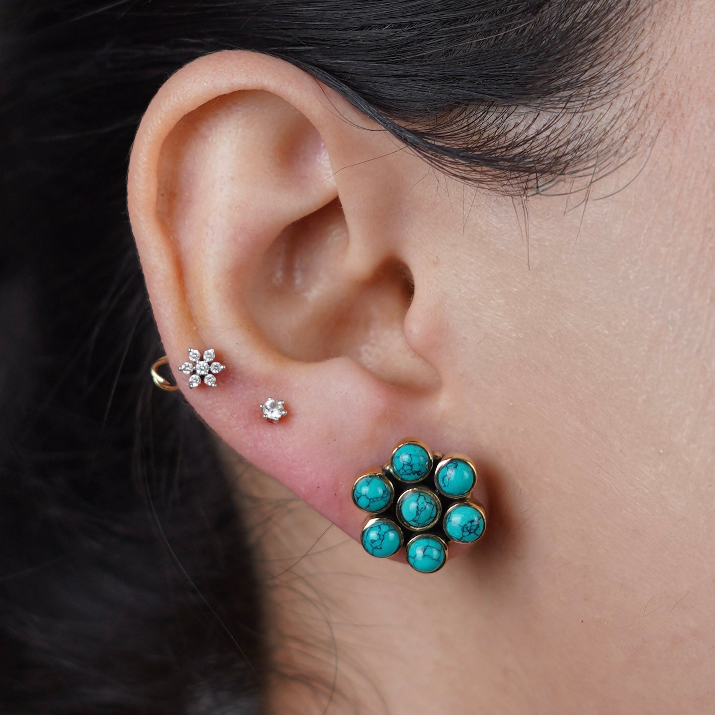 Brass Fashion Earrings