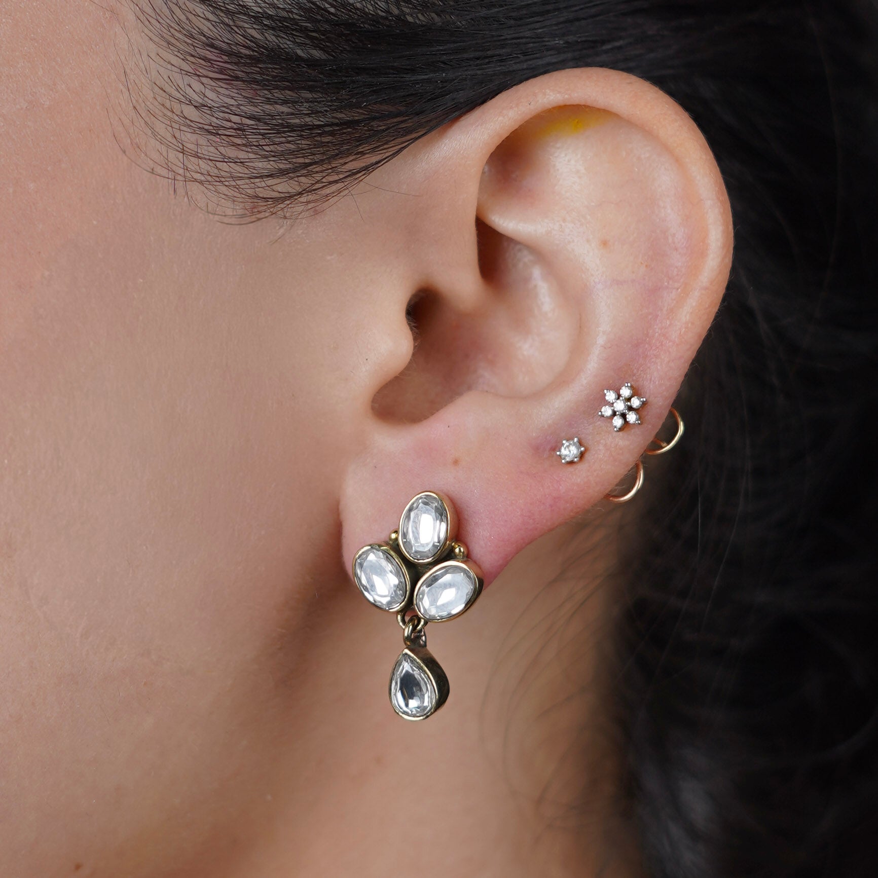 Brass Fashion Earrings