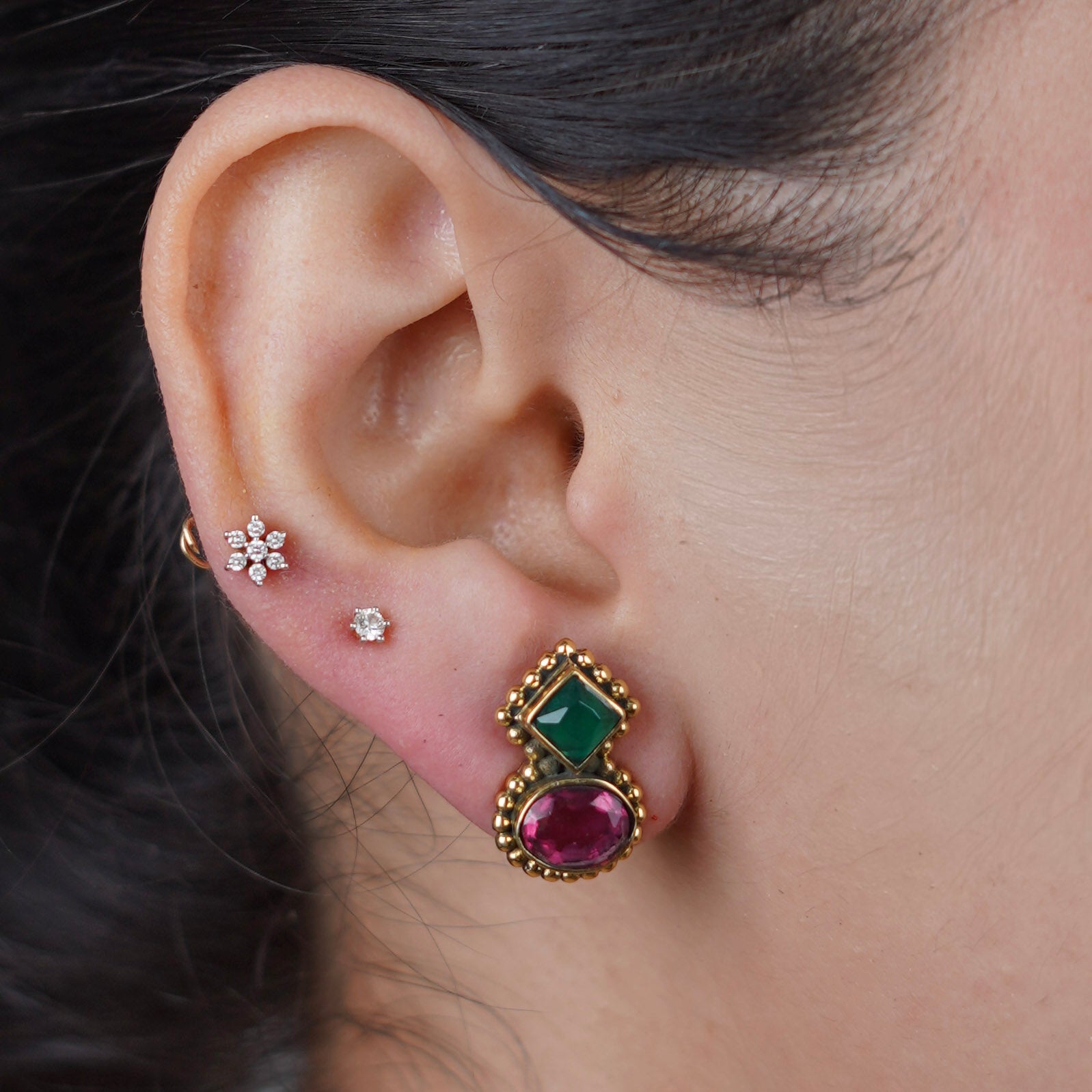 Brass Fashion Earrings