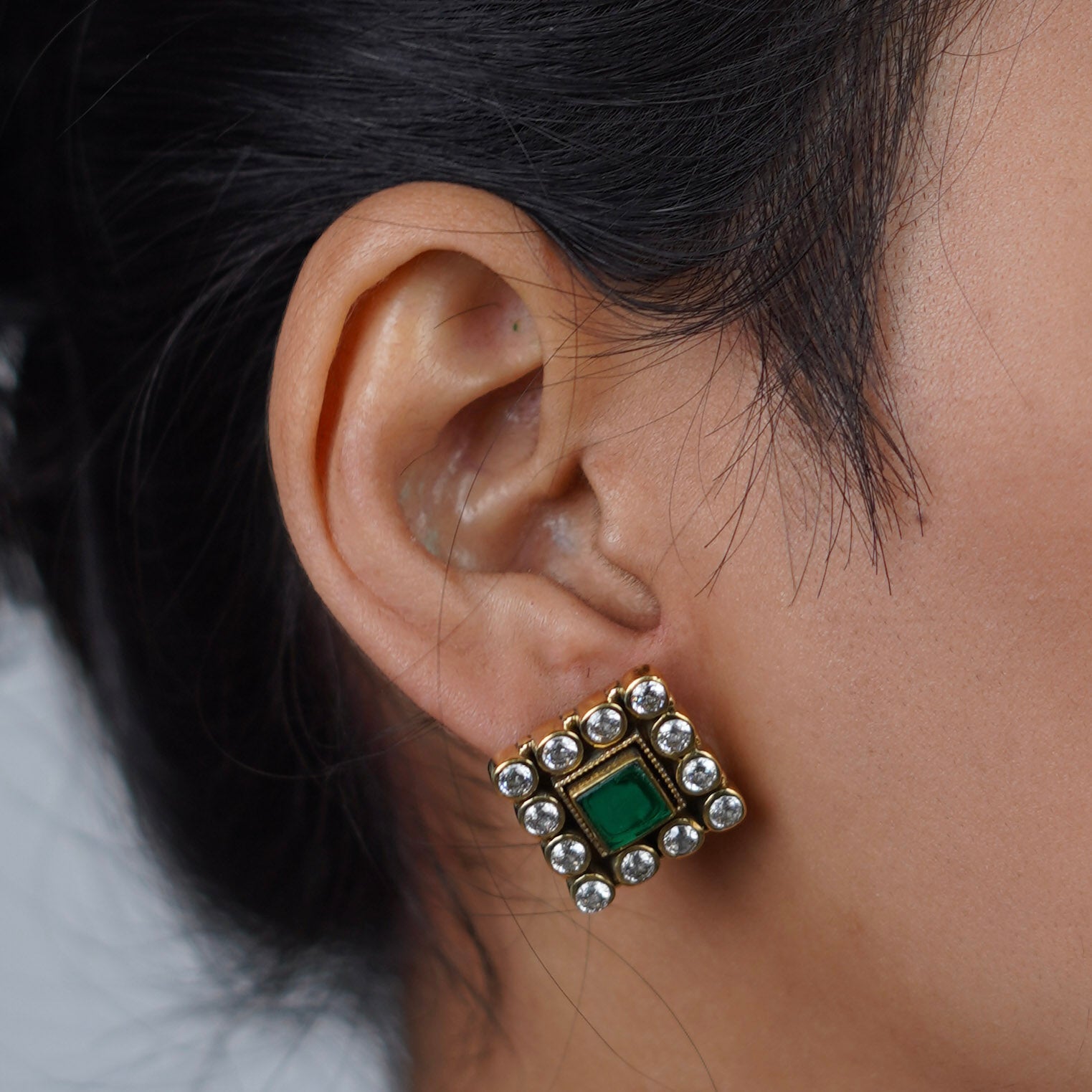 Brass Fashion Earrings