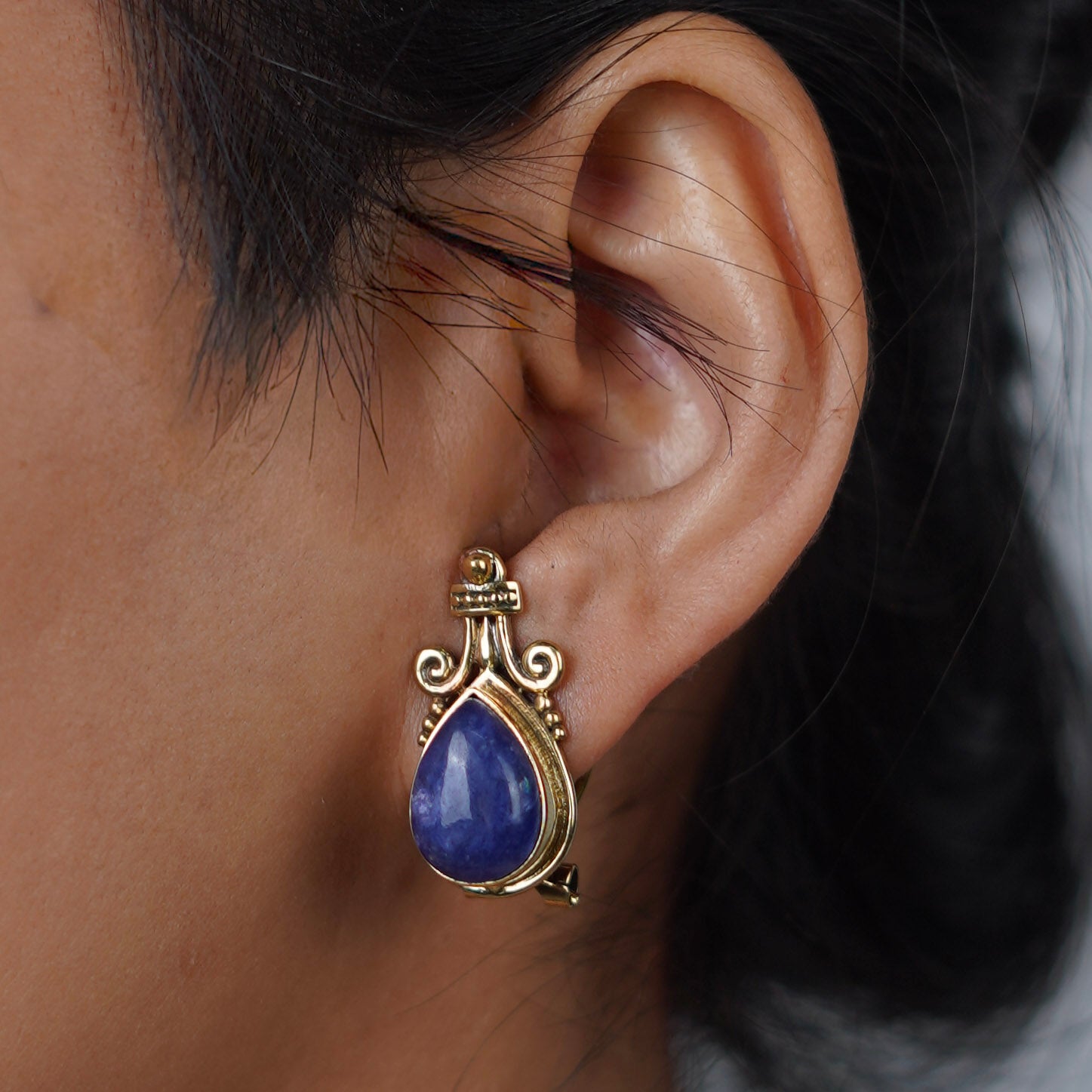 Brass Fashion Earrings