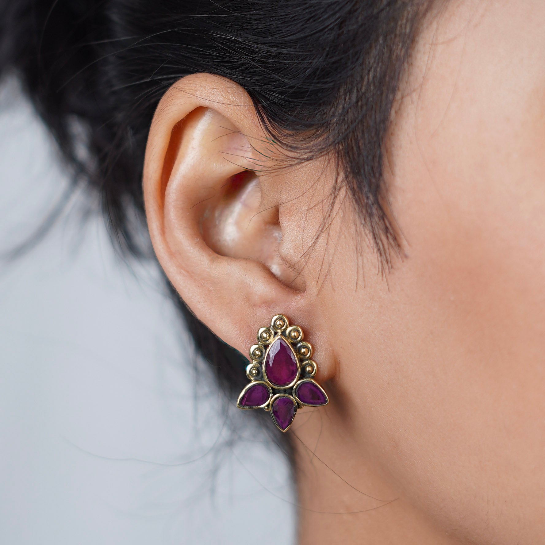 Brass Fashion Earrings