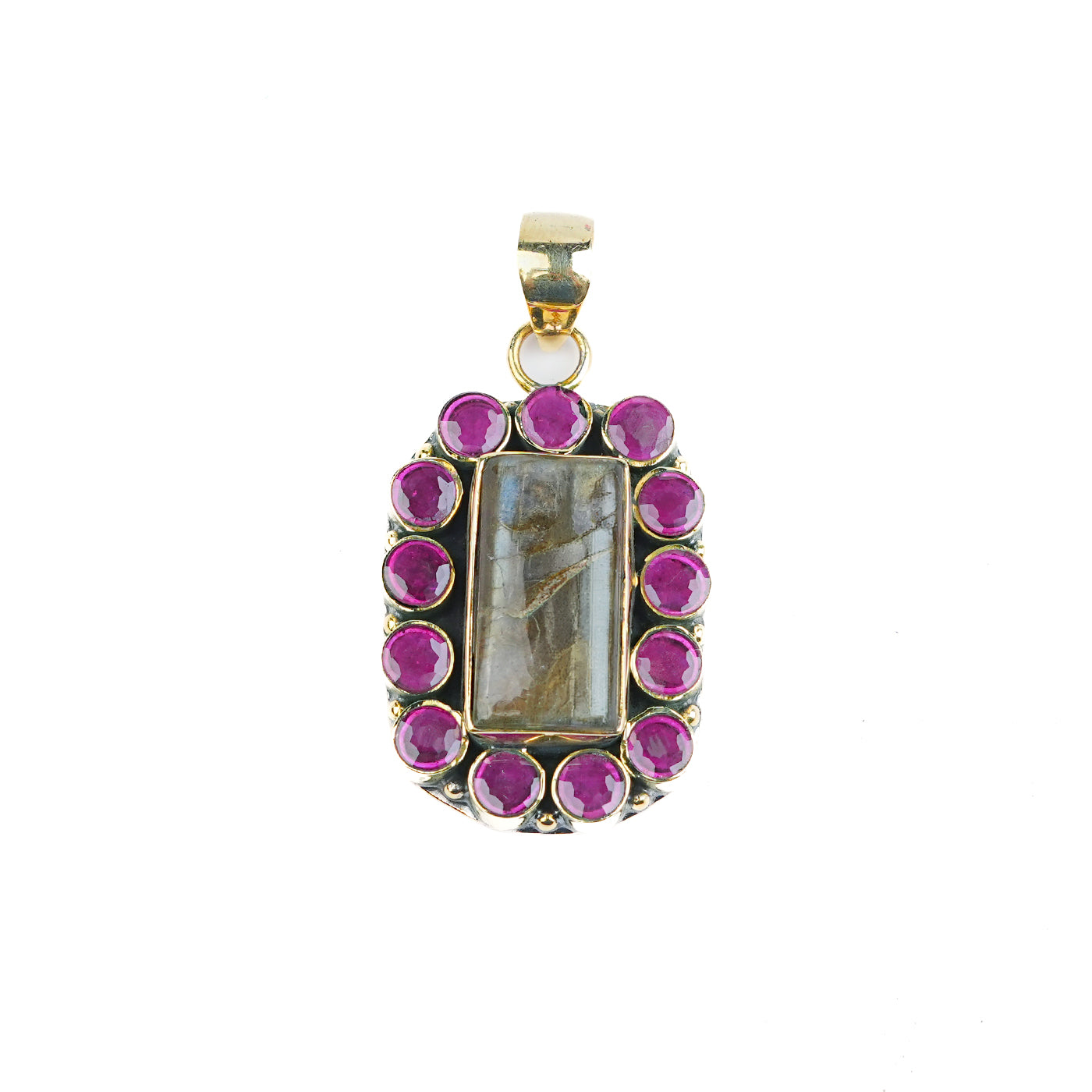 Brass Fashion Pendant & Earrings Set without Chain