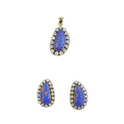 Brass Fashion Pendant & Earrings Set without Chain