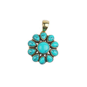 Brass Fashion Pendant & Earrings Set without Chain