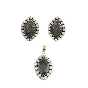 Brass Fashion Pendant & Earrings Set without Chain