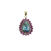 Brass Fashion Pendant & Earrings Set without Chain