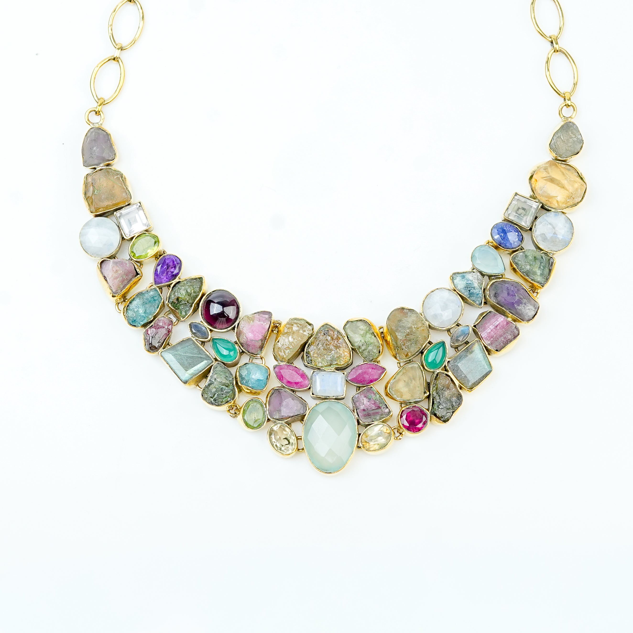 Brass Fashion Necklace