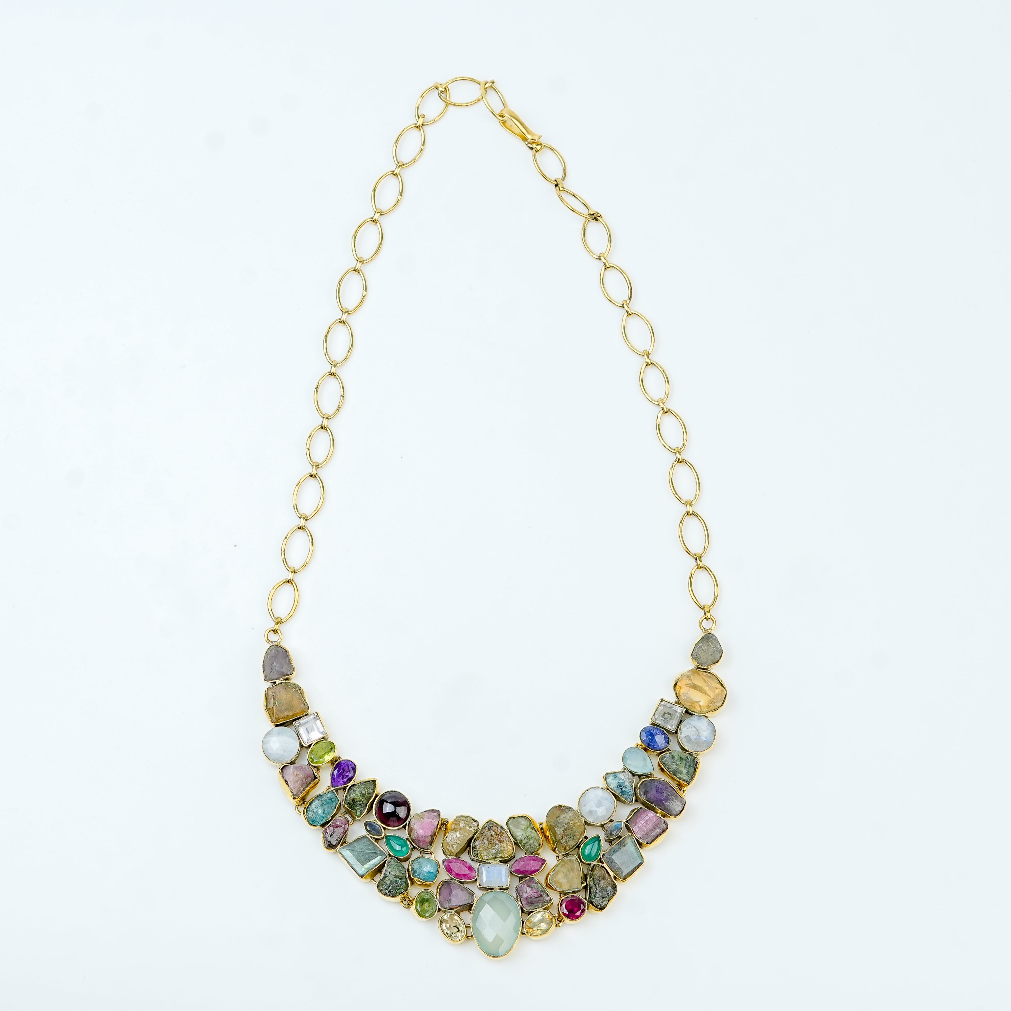 Brass Fashion Necklace