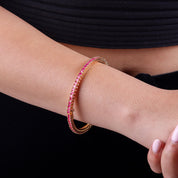 22K Gold Plated Fashion Bangle (Single)