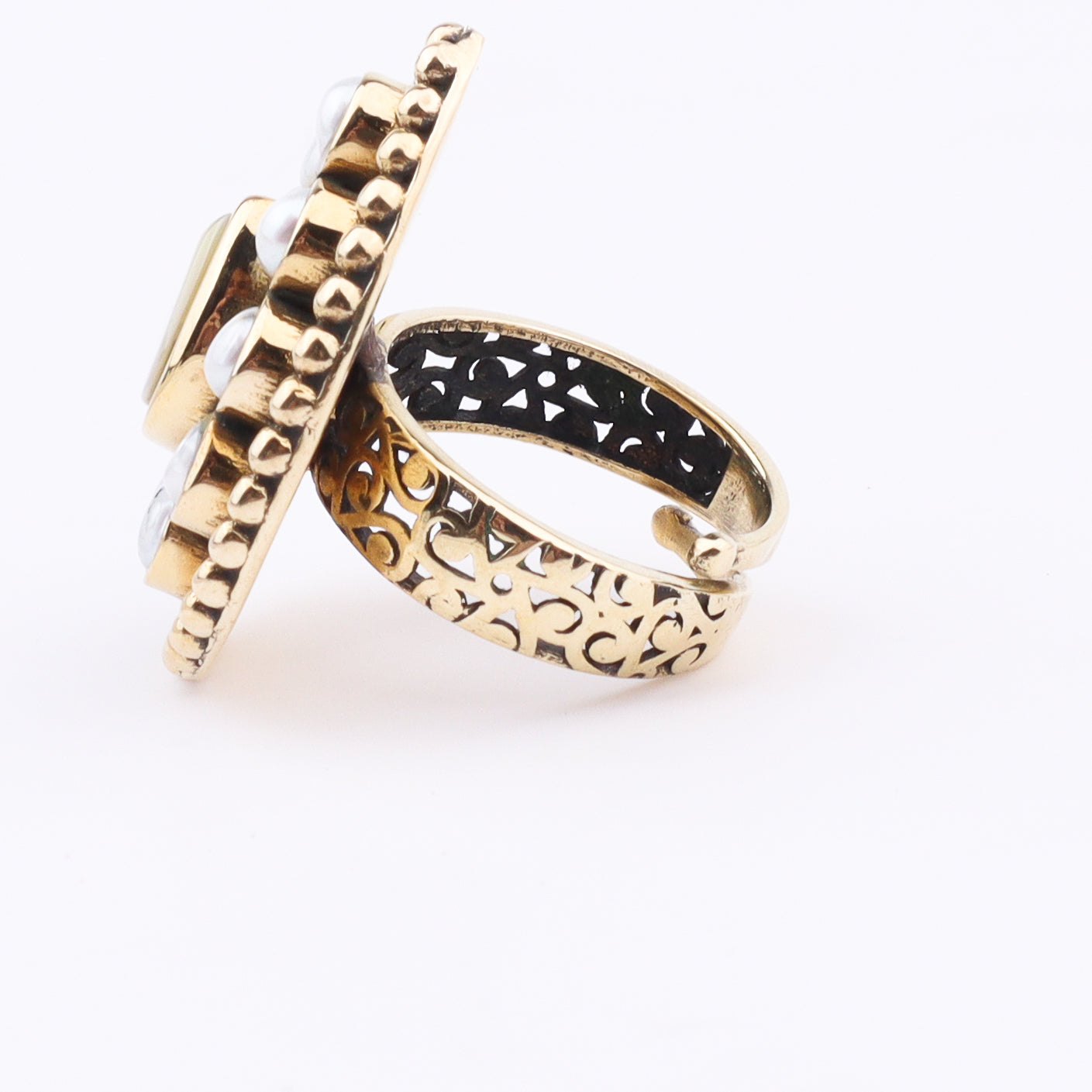 Brass Fashion Ring