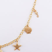 Brass Sea Charm Fashion Necklace