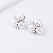 Silver Finish Fashion Earrings