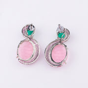 Silver Finish Fashion Earrings