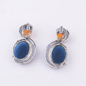 Silver Finish Fashion Earrings