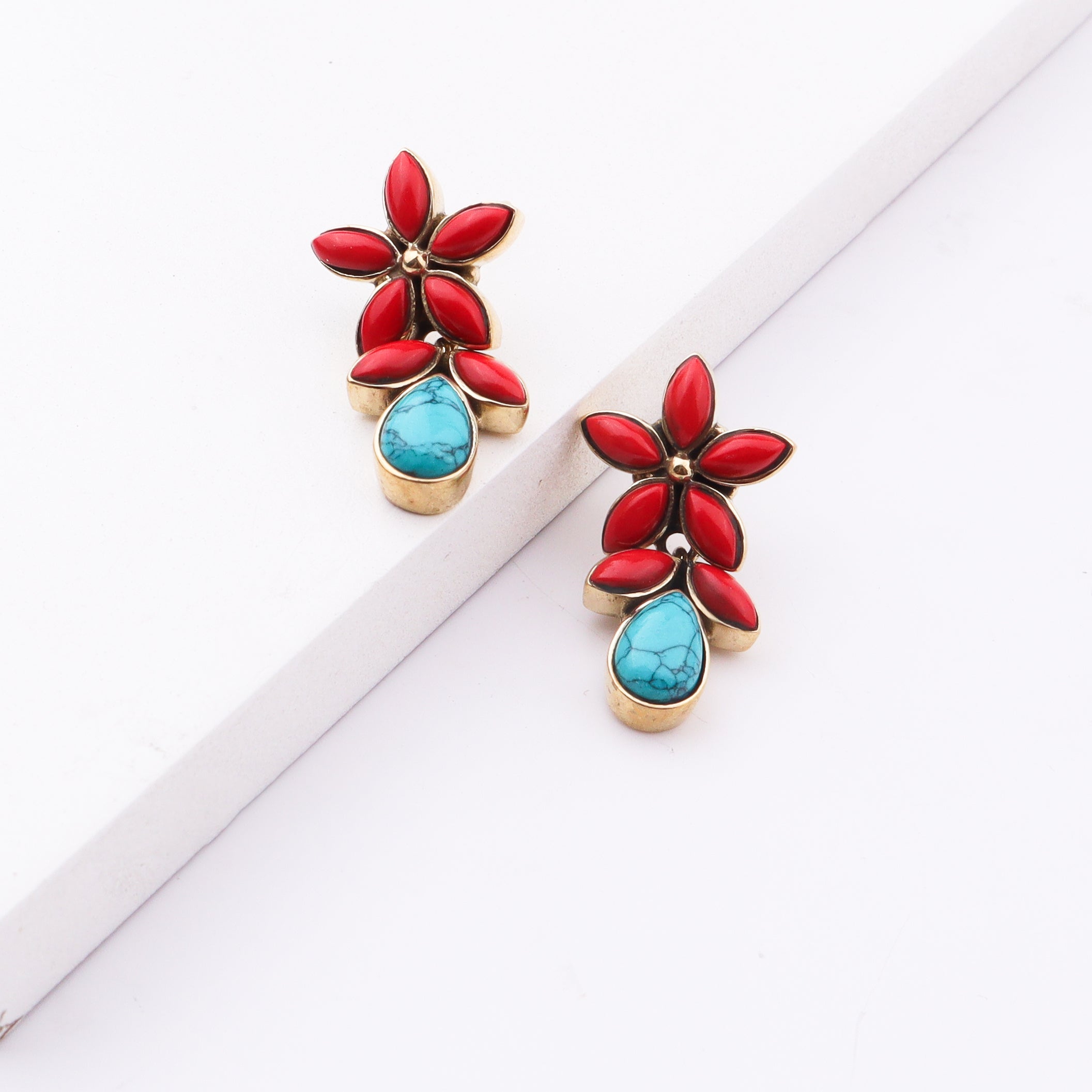 Brass Fashion Earrings
