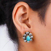 Brass Fashion Pendant & Earrings Set without Chain