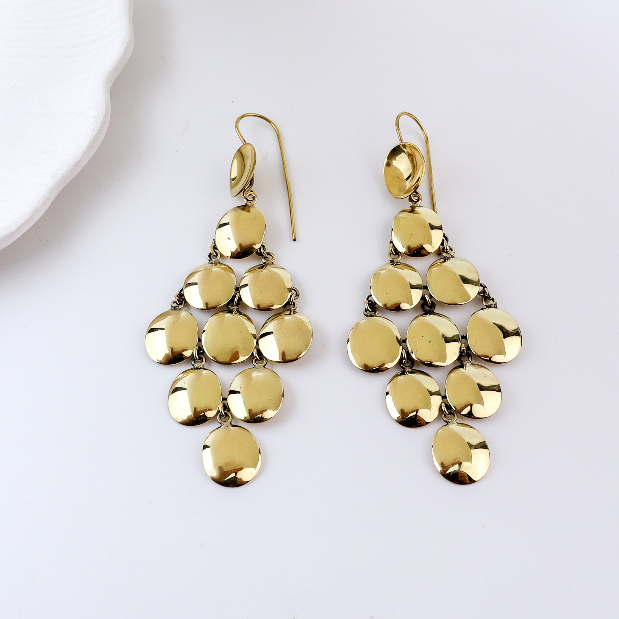 Brass Fashion Earrings