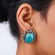 Brass Fashion Pendant & Earrings Set without Chain