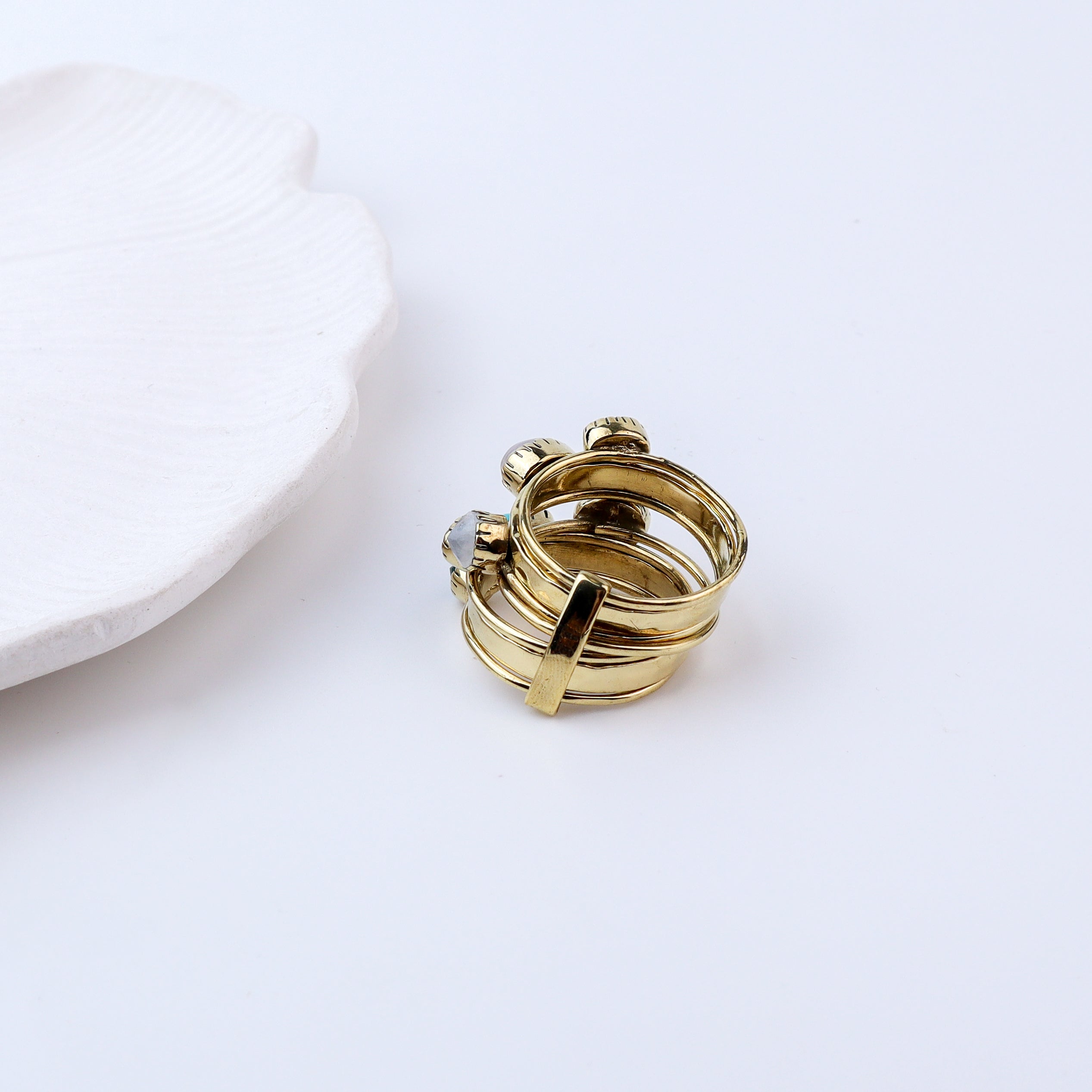 Brass Fashion Ring