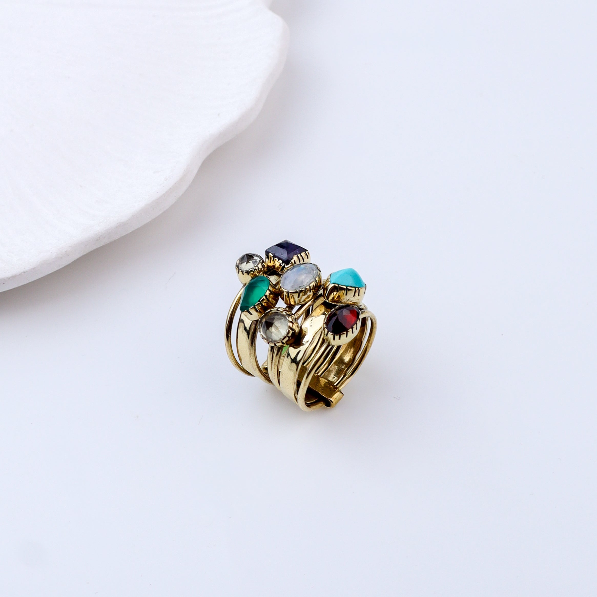 Brass Fashion Ring