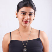 Brass Fashion Pendant & Earrings Set without Chain