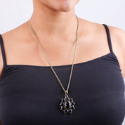 Brass Fashion Pendant & Earrings Set without Chain