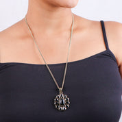 Brass Fashion Pendant & Earrings Set without Chain
