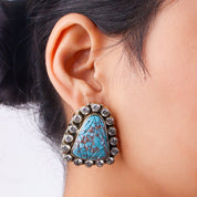 Brass Fashion Pendant & Earrings Set without Chain
