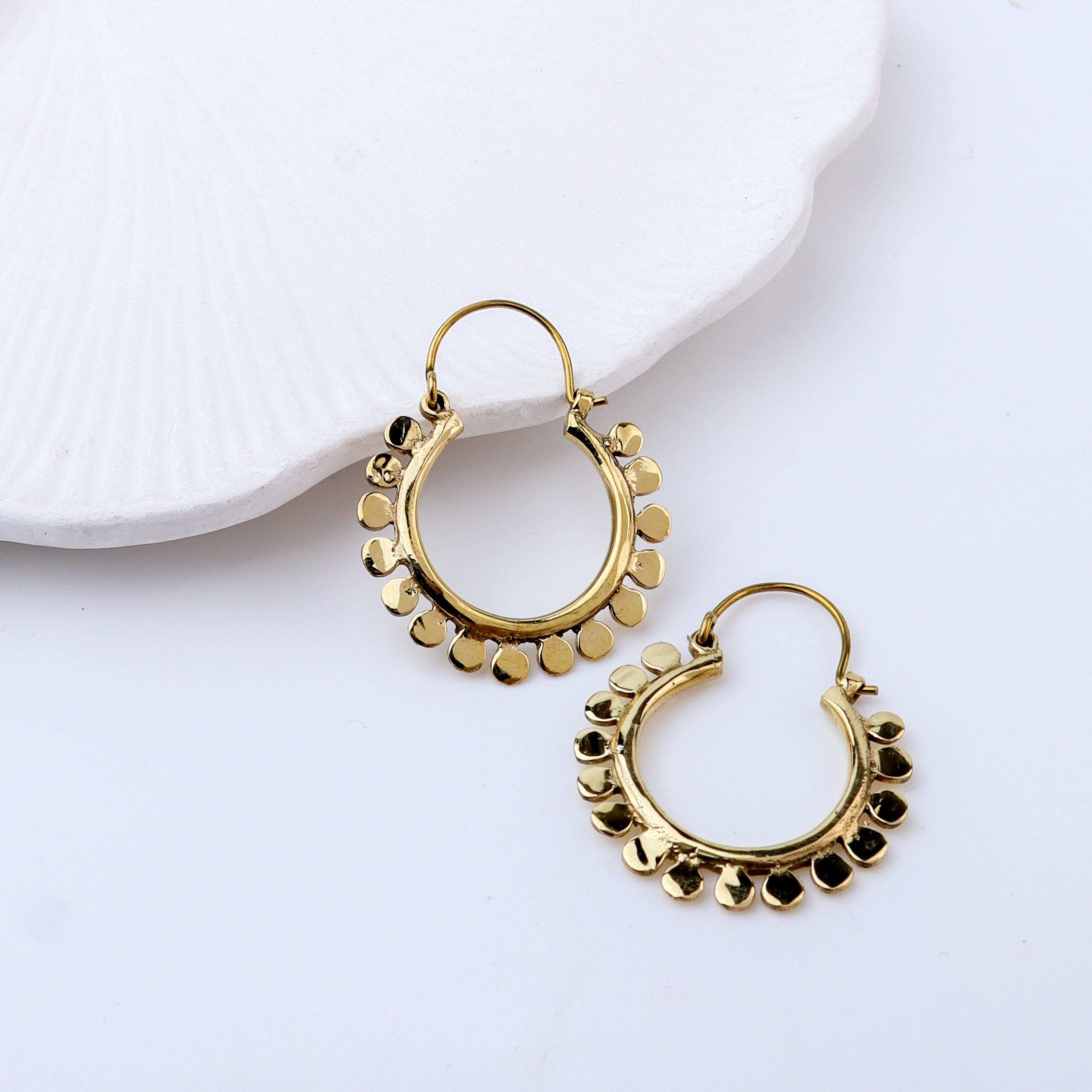 Brass Fashion Earrings
