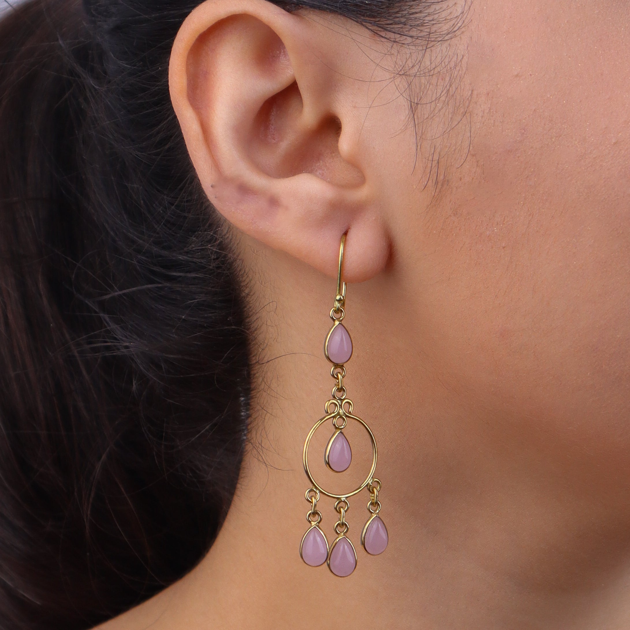 Brass Fashion Earrings