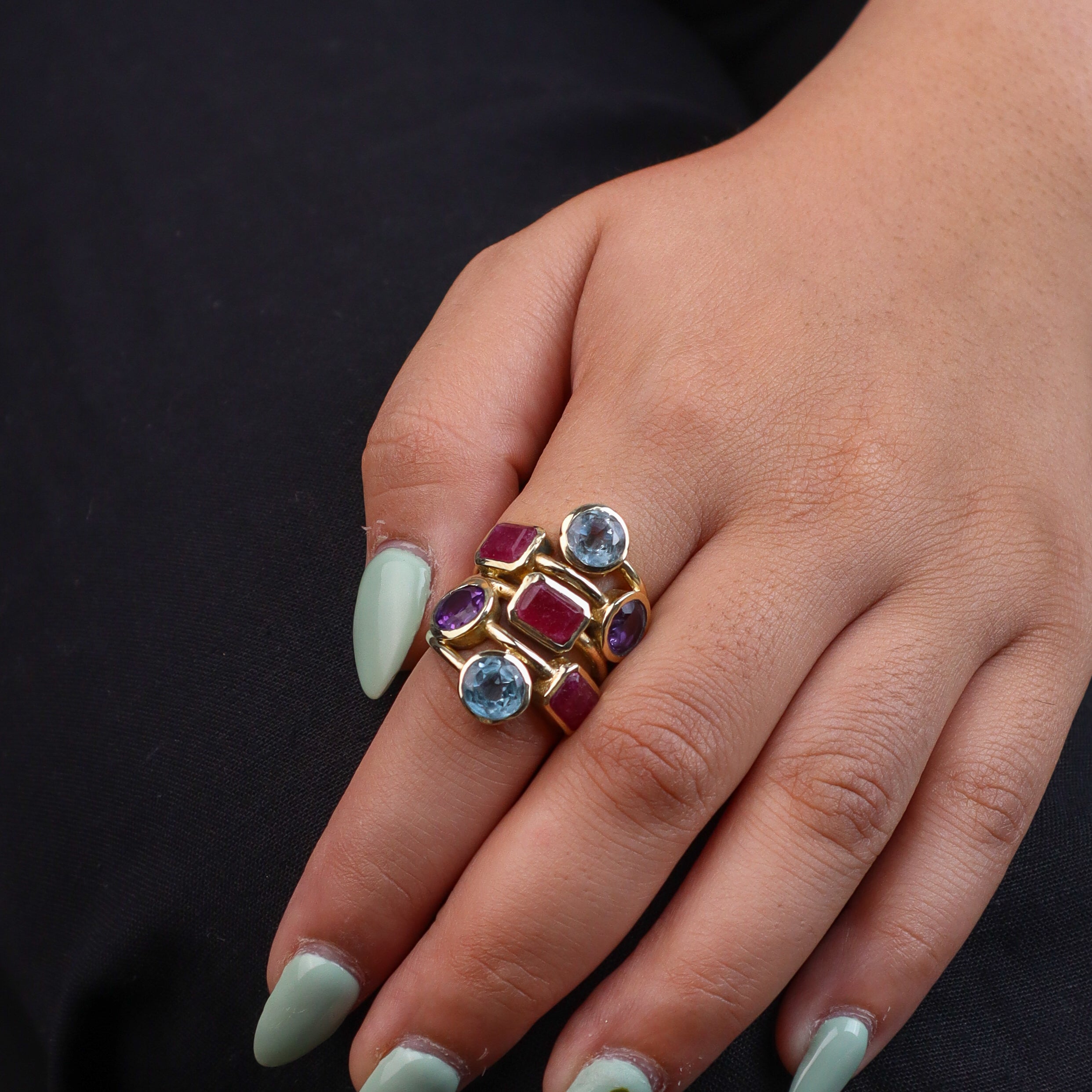 Brass Fashion Ring