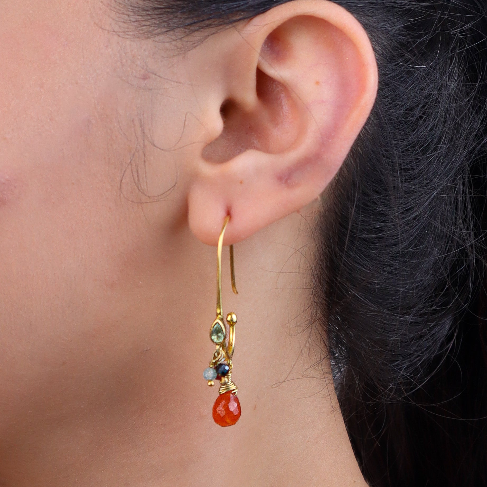 Brass Fashion Earrings