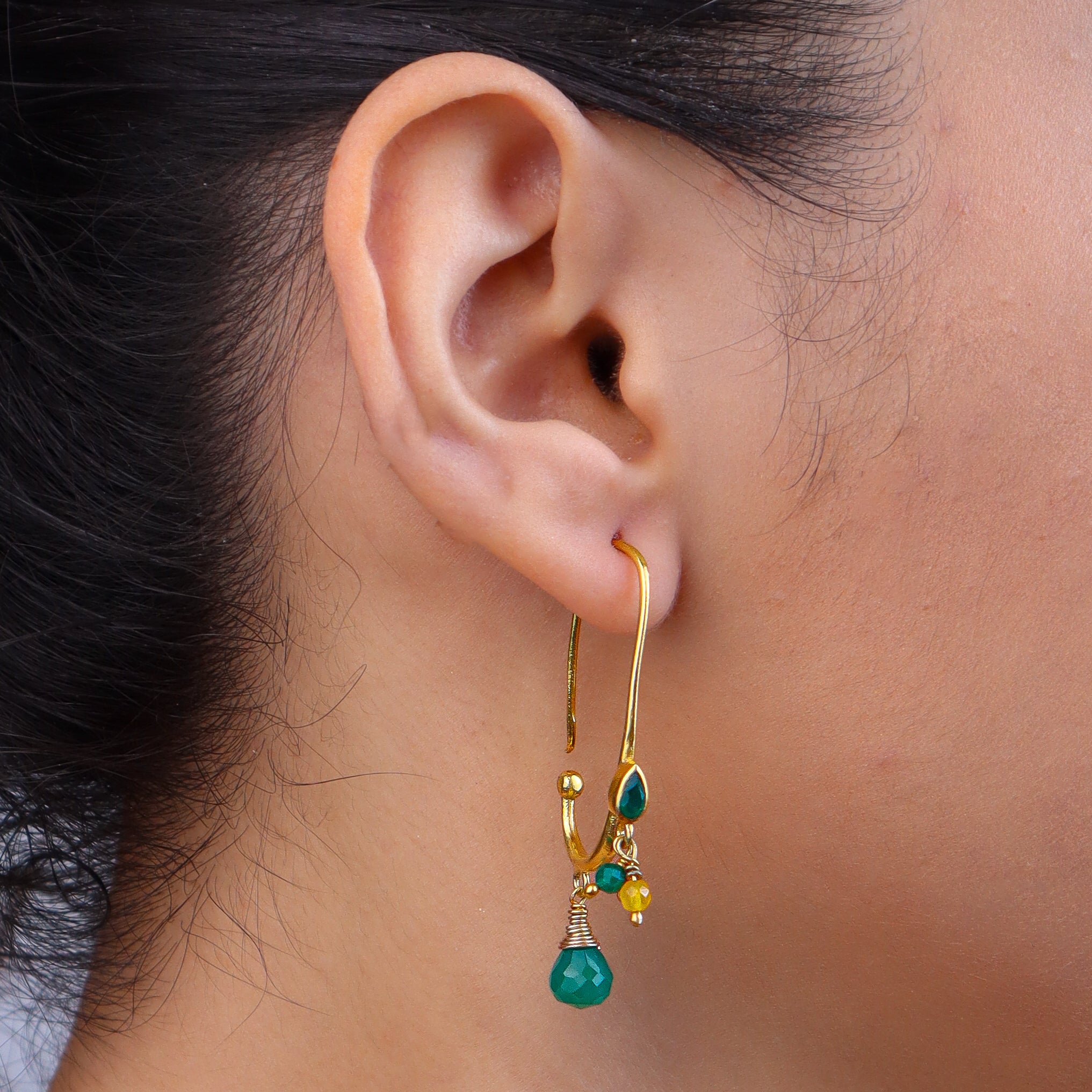 Brass Fashion Earrings