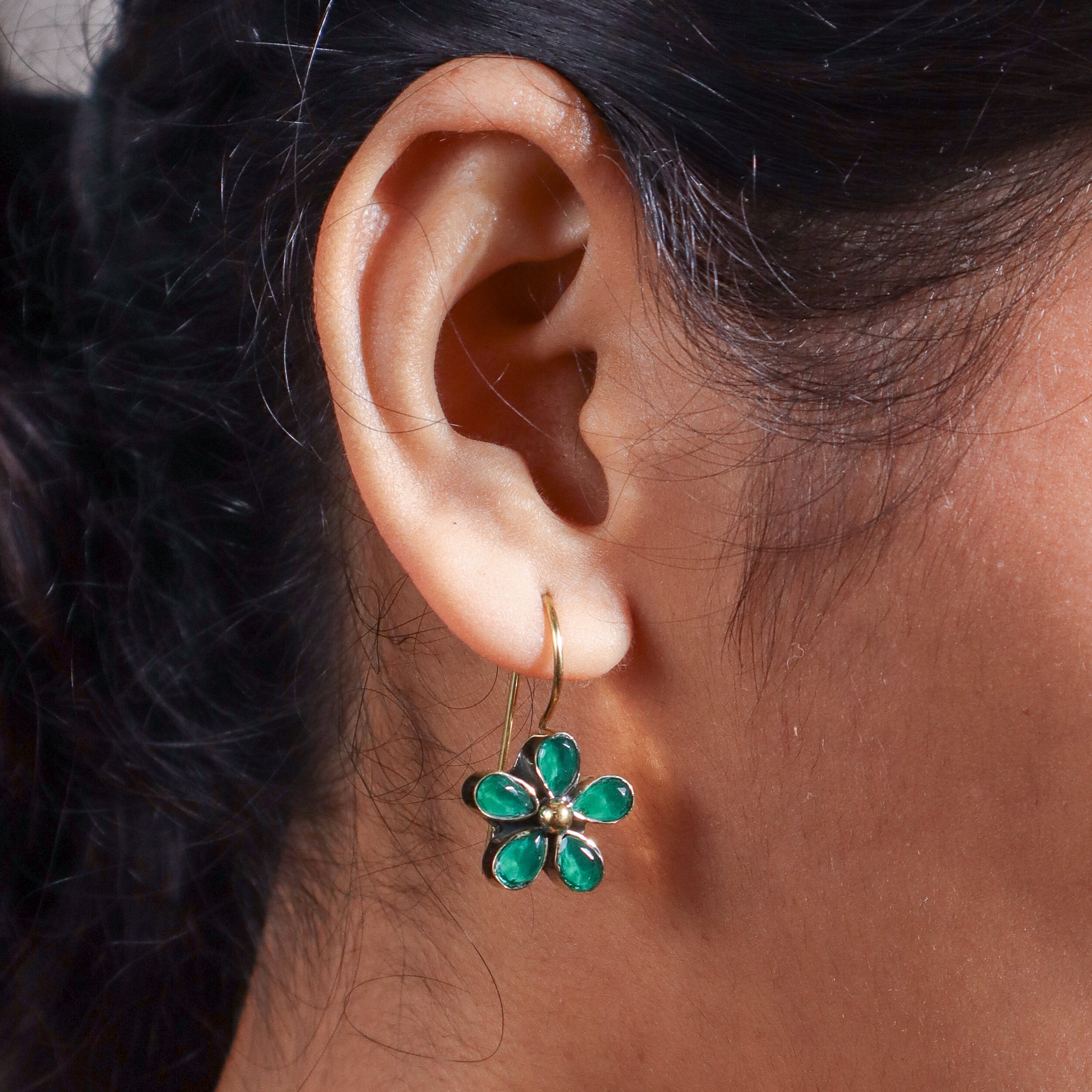 Brass Fashion Earrings