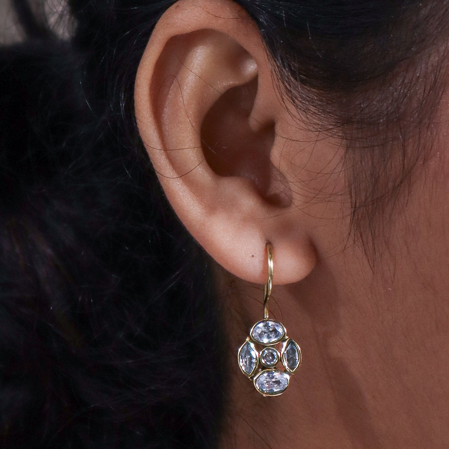 Brass Fashion Earrings