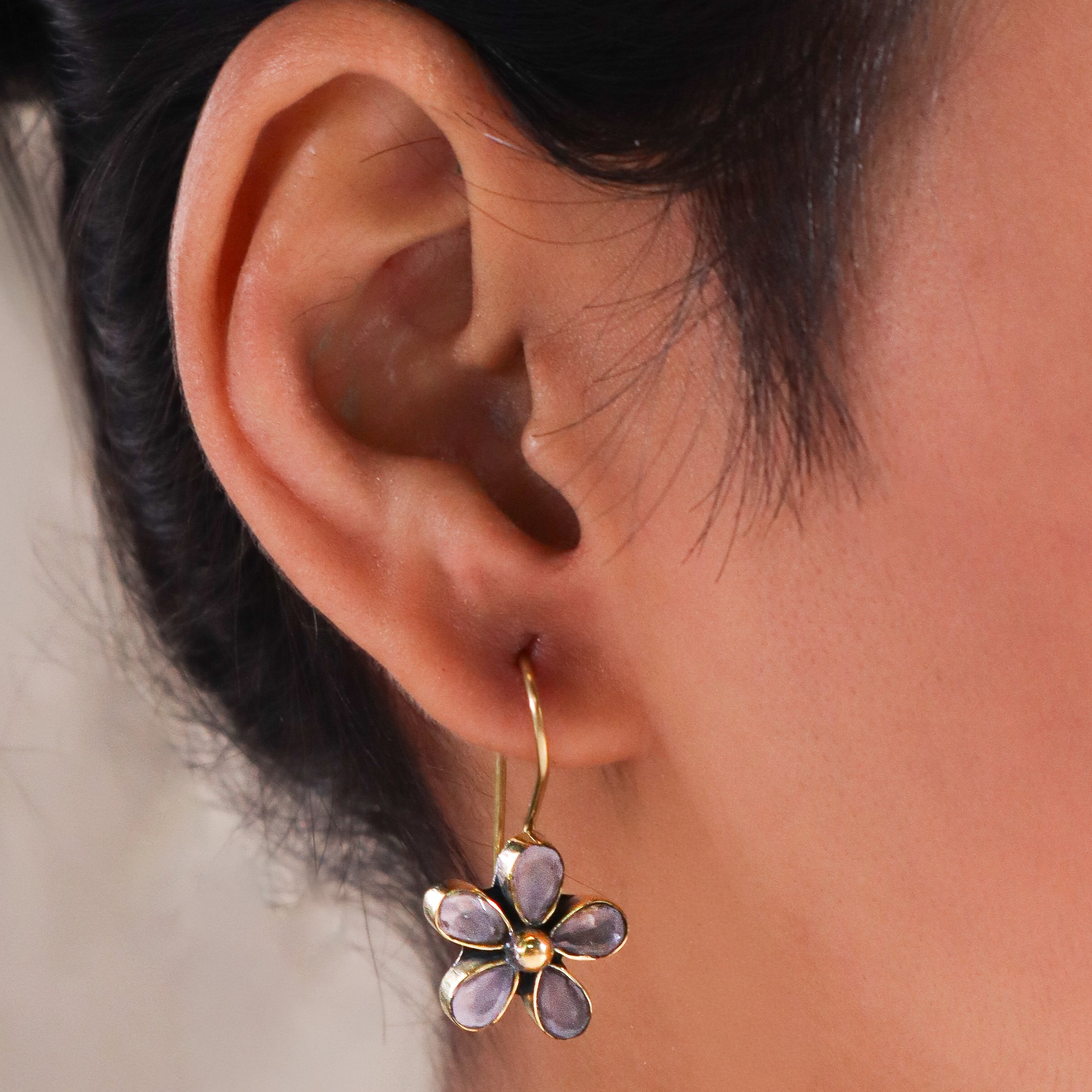 Brass Fashion Earrings