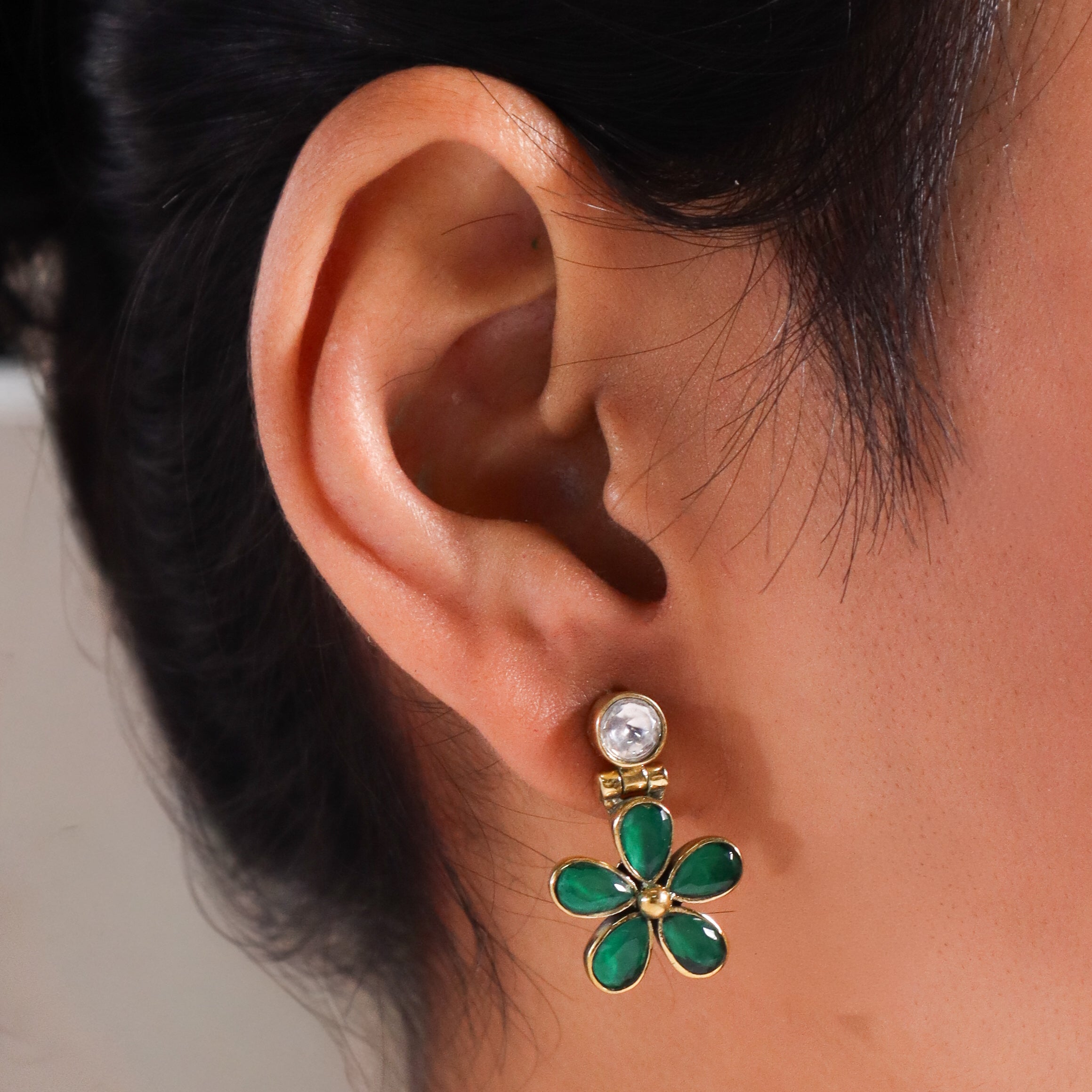 Brass Fashion Earrings