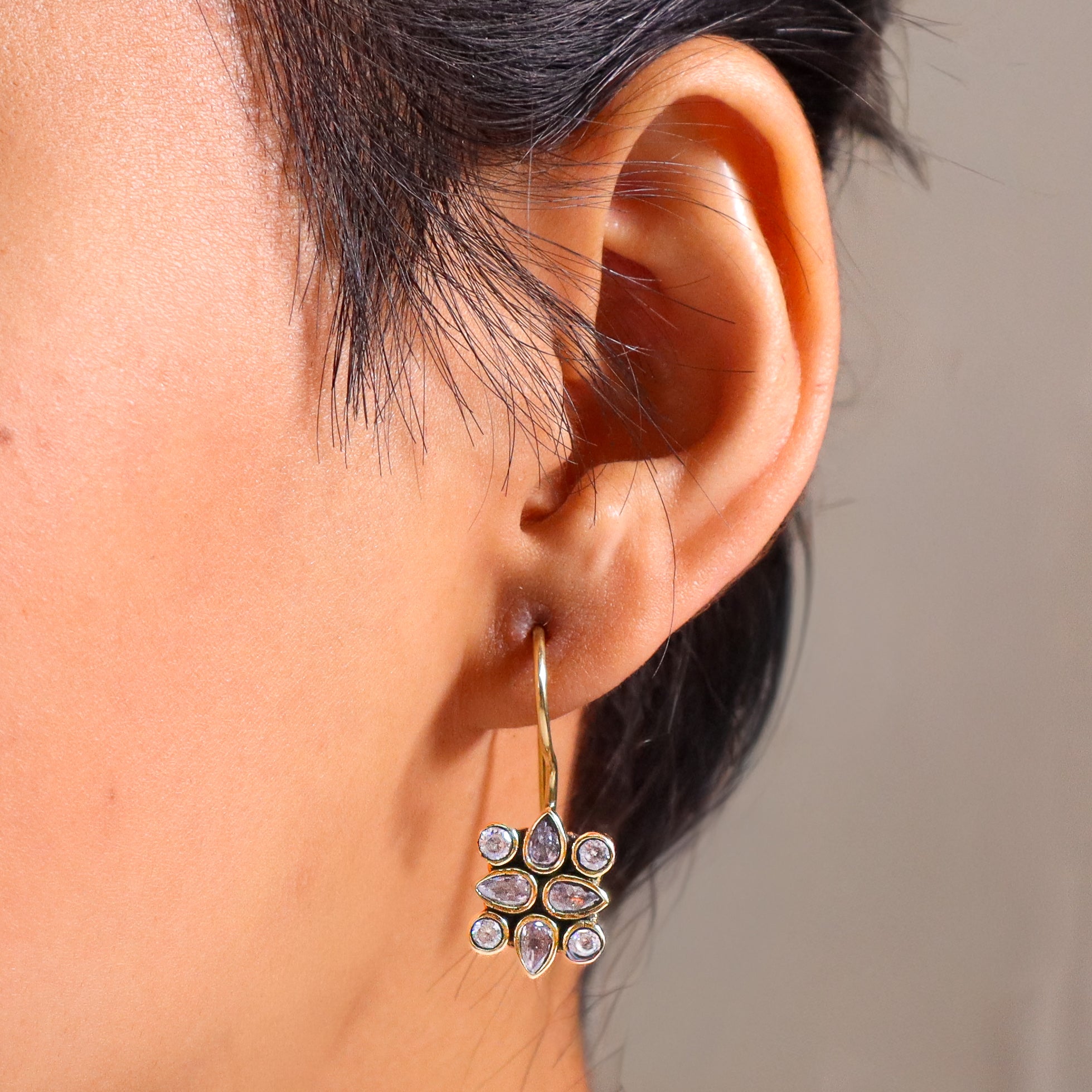 Brass Fashion Earrings