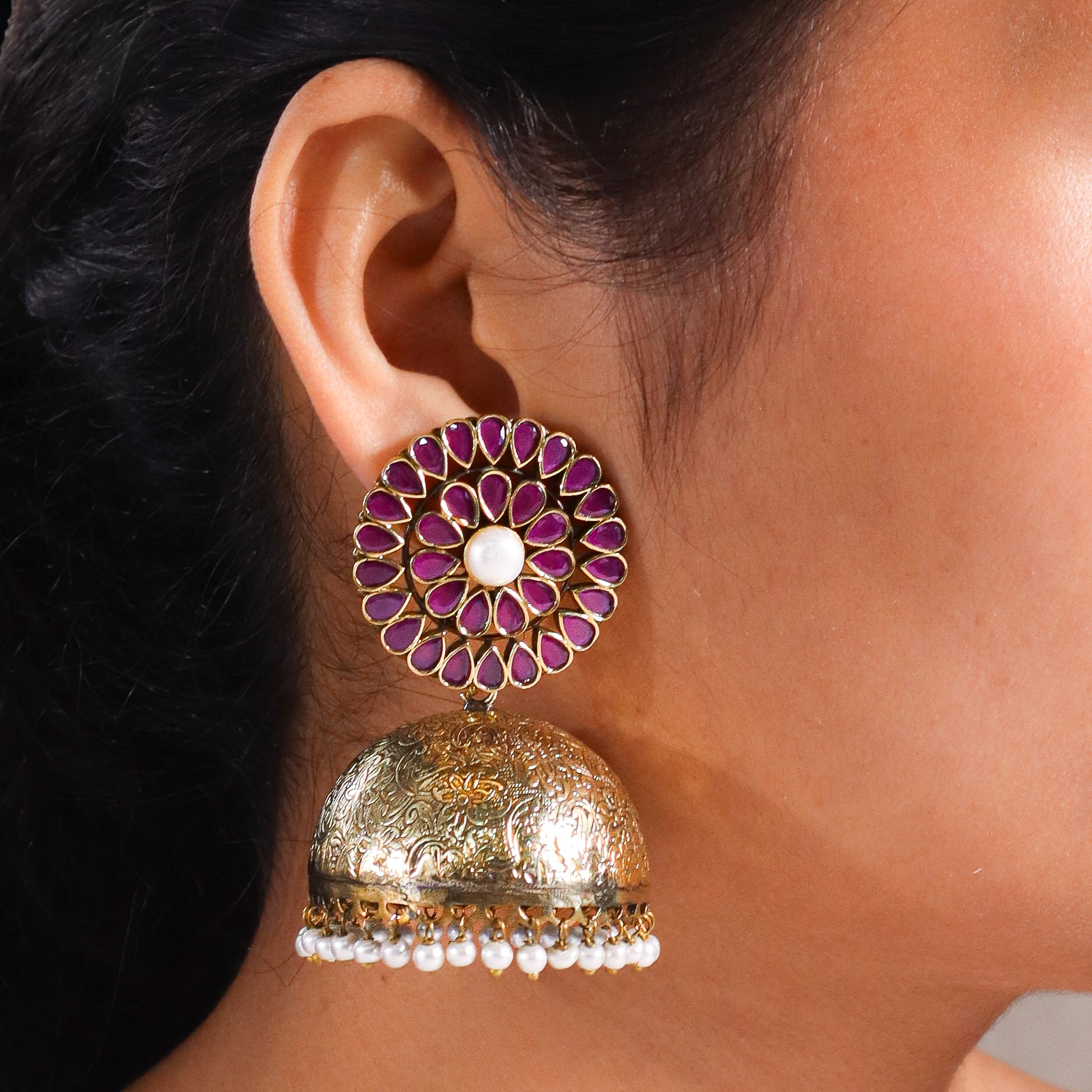 Brass Fashion Earrings