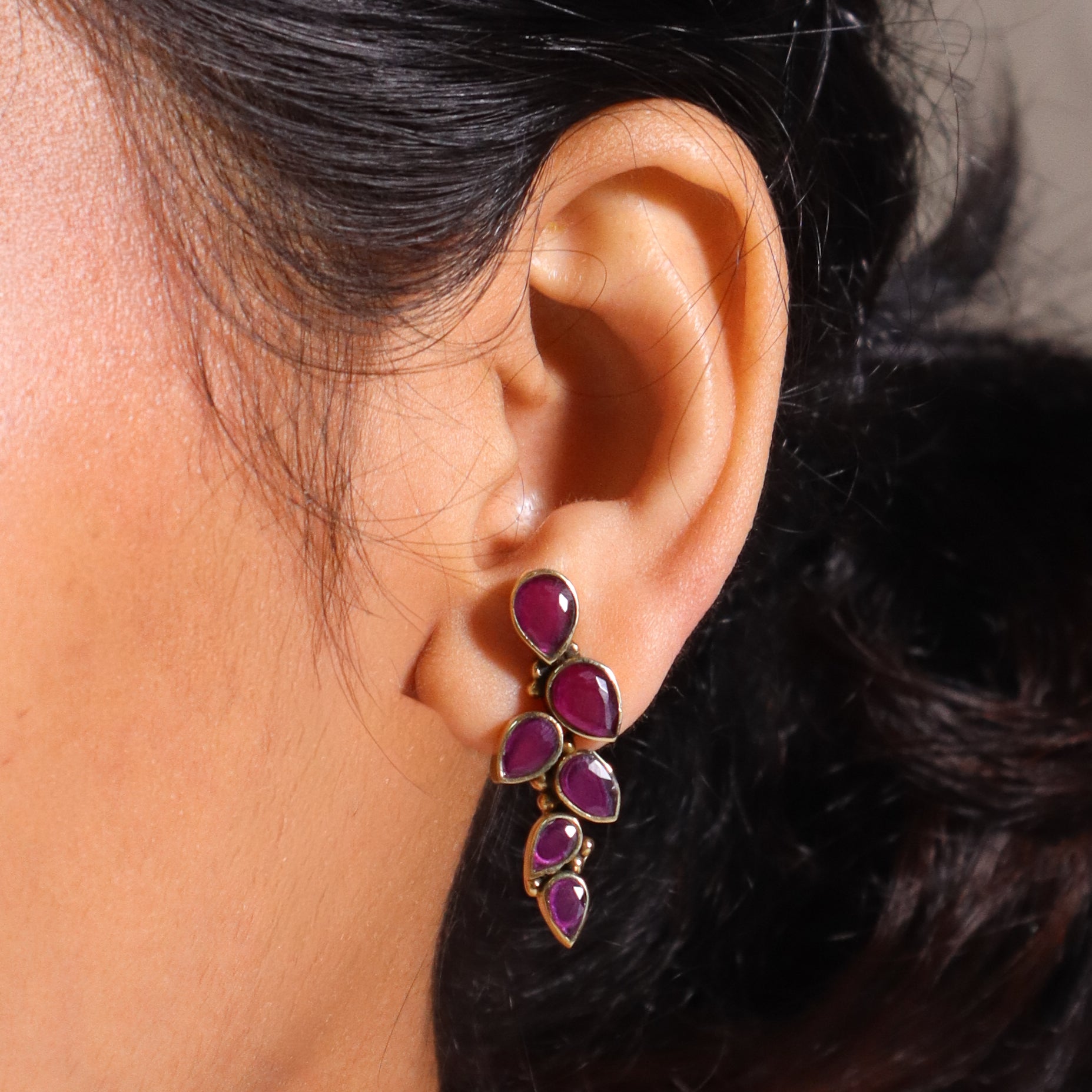 Brass Fashion Earrings