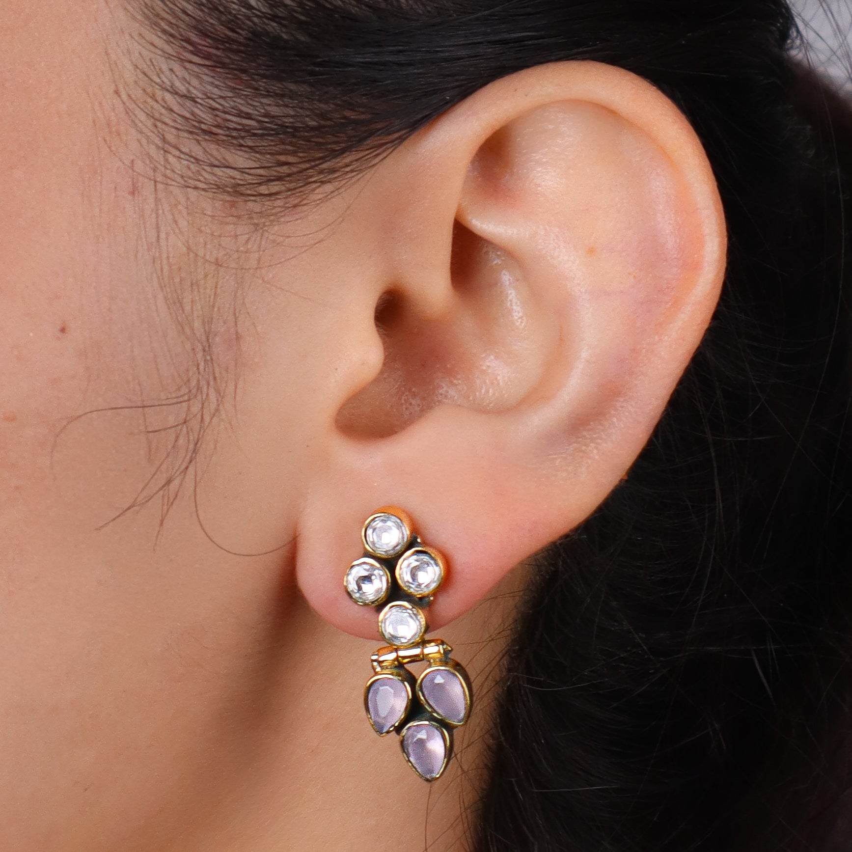 Brass Fashion Earrings